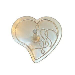 Heart-Shaped Mikasa Silver Jewelry Holder